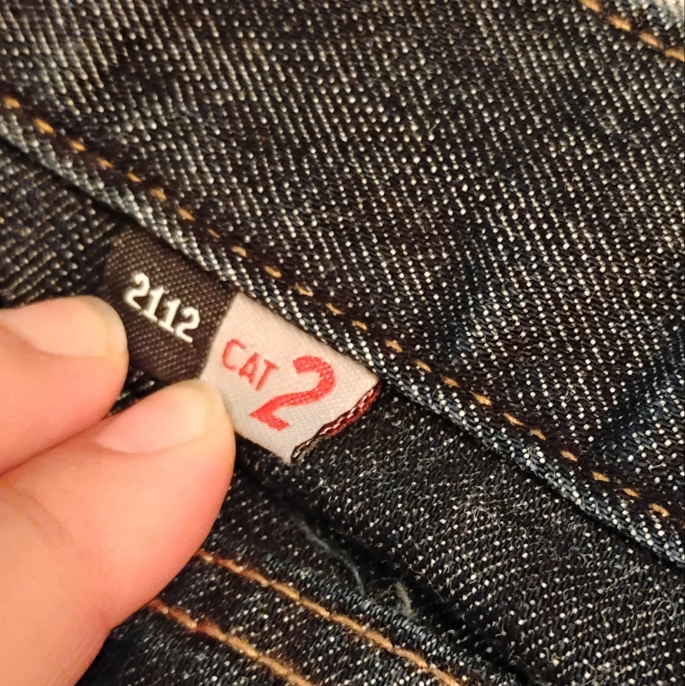 Carhartt FR Flame Resistant CAT 2 2112 Dark Blue Denim Jeans Size 20P - Picture 5 of 12